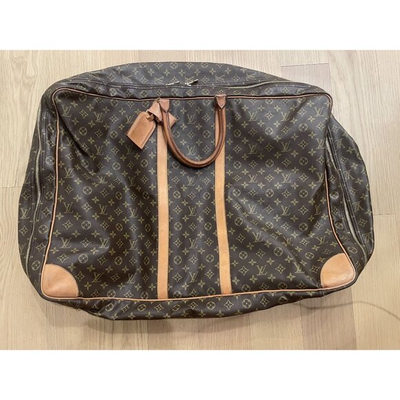Louis Vuitton Monogram Canvas Garment Bag With Leather Trim & Dual Handles - Picture 1 of 16